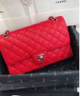 Сумка Classic Flap Bag Caviar Medium Red